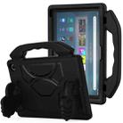 For Amazon Fire Max 11 2023 Thumb Bracket EVA Shockproof Tablet Case(Black) - 1
