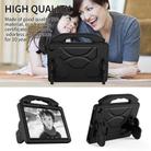 For Amazon Kindle Fire HD10 2021 Thumb Bracket EVA Shockproof Tablet Case(Black) - 2