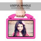 For Amazon Kindle Fire HD10 2021 Thumb Bracket EVA Shockproof Tablet Case(Rose Red) - 3