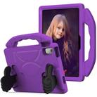 For Lenovo Tab P11 Gen2 11.5 Thumb Bracket EVA Shockproof Tablet Case(Purple) - 1