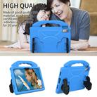 For Lenovo Tab P11 J606F Thumb Bracket EVA Shockproof Tablet Case(Blue) - 2