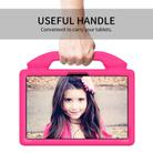 For Lenovo Tab P11 J606F Thumb Bracket EVA Shockproof Tablet Case(RoseRed) - 3