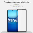 For vivo iQOO Z10x MOFI 9H 2.5D Full Screen Tempered Glass Film(Black) - 2