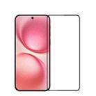 For vivo X200 FE MOFI 9H 2.5D Full Screen Tempered Glass Film(Black) - 1
