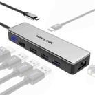 WAVLINK UHP3413 6 in 1 4K Thunderbolt 3 Type-C Devices Hub Adapter USB-C Docking Station - 1