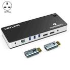 WAVLINK UTD21H 11 in 1 4K Dual DisplayPort Hub Converter Thunderbolt 3 Docking Station, Plug:UK Plug - 1