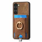 For Samsung Galaxy S20 FE Retro Splitable Magnetic Card Bag Leather Phone Case(Brown) - 2
