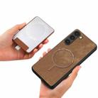For Samsung Galaxy S20 FE Retro Splitable Magnetic Card Bag Leather Phone Case(Brown) - 4
