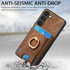 For Samsung Galaxy S20 FE Retro Splitable Magnetic Card Bag Leather Phone Case(Brown) - 5