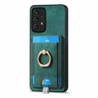 For Samsung Galaxy A54 5G Retro Splitable Magnetic Card Bag Leather Phone Case(Green) - 2