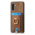 For Samsung Galaxy A36 Retro Splitable Magnetic Card Bag Leather Phone Case(Brown) - 2