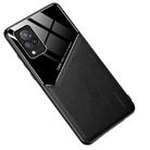 For vivo S9 All-inclusive Leather Organic Glass Phone Case(Black) - 1