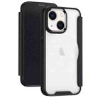 For iPhone 14 Pro RFID Blocking Adsorption Flip Leather Phone Case(Black) - 1