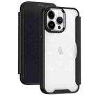 For iPhone 13 Pro Max RFID Blocking Adsorption Flip Leather Phone Case(Black) - 1
