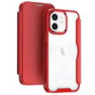 For iPhone 15 RFID Blocking Adsorption Flip Leather Phone Case(Red) - 1