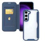 For Samsung Galaxy S24 5G RFID Blocking Adsorption Flip Leather Phone Case(Purple) - 1