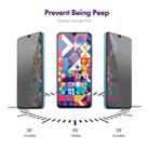 For Xiaomi Poco C61 2pcs ENKAY Hat-Prince 28 Degree Anti-peeping Privacy Silk Screen Tempered Glass Film - 2