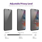 For Xiaomi Redmi 14C 5pcs ENKAY Hat-Prince 28 Degree Anti-peeping Privacy Silk Screen Tempered Glass Film - 3