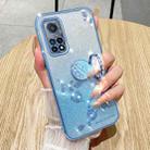 For Xiaomi Mi 10T Pro Gradient Glitter Immortal Flower Ring All-inclusive Phone Case(Purple) - 2