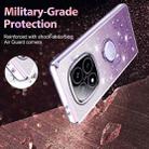 For Xiaomi Redmi Note 14 Pro+ 5G Gradient Glitter Immortal Flower Ring All-inclusive Phone Case(Purple) - 3