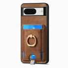 For Google Pixel 6 Retro Splitable Magnetic Card Bag Leather Phone Case(Brown) - 2