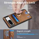For Google Pixel 6 Retro Splitable Magnetic Card Bag Leather Phone Case(Brown) - 7