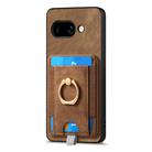 For Google Pixel 9a Retro Splitable Magnetic Card Bag Leather Phone Case(Brown) - 2