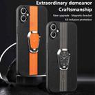 For Samsung Galaxy A06 Magnetic Litchi Leather Back Phone Case with Holder(Green) - 3