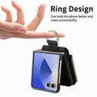 For Samsung Galaxy Z Flip 7 5G Retro Ring Vertical Zipper Wallet Phone Case(Black) - 3