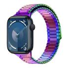 For Apple Watch Series 9 45mm Bamboo Magnetic Stainless Steel Metal Watch Strap(Color) - 1