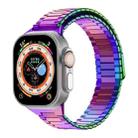 For Apple Watch Ultra 49mm  Bamboo Magnetic Stainless Steel Metal Watch Strap(Color) - 1