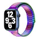 For Apple Watch Series 7 45mm Bamboo Magnetic Stainless Steel Metal Watch Strap(Color) - 1