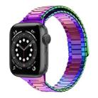 For Apple Watch Series 6 44mm Bamboo Magnetic Stainless Steel Metal Watch Strap(Color) - 1