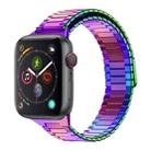 For Apple Watch Series 4 44mm Bamboo Magnetic Stainless Steel Metal Watch Strap(Color) - 1