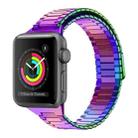 For Apple Watch Series 3 42mm Bamboo Magnetic Stainless Steel Metal Watch Strap(Color) - 1