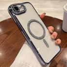 For iPhone 16e Diamond Plated MagSafe TPU Phone Case(Blue) - 1