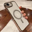 For iPhone 16e Diamond Plated MagSafe TPU Phone Case(Gold) - 1