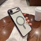 For iPhone 17 Air Diamond Plated MagSafe TPU Phone Case(Purple) - 1