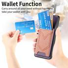 For Samsung Galaxy A36 5G Denim Texture Leather Skin Phone Case with Card Slot(Purple) - 3