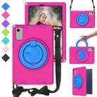 For Xiaomi Redmi Pad SE 11 2023 EVA Hybrid PC Shockproof Tablet Case(Rose Red) - 1