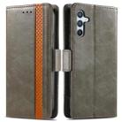 For Samsung Galaxy A36 5G CaseNeo Splicing Dual Magnetic Buckle Leather Phone Case(Gray) - 2
