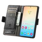 For Samsung Galaxy S25+ 5G CaseNeo Splicing Dual Magnetic Buckle Leather Phone Case(Black) - 3