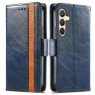 For Samsung Galaxy S25+ 5G CaseNeo Splicing Dual Magnetic Buckle Leather Phone Case(Blue) - 2