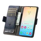 For Samsung Galaxy S25+ 5G CaseNeo Splicing Dual Magnetic Buckle Leather Phone Case(Blue) - 3