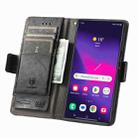 For Samsung Galaxy S25 Ultra 5G CaseNeo Splicing Dual Magnetic Buckle Leather Phone Case(Black) - 3