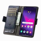 For Samsung Galaxy S25 Ultra 5G CaseNeo Splicing Dual Magnetic Buckle Leather Phone Case(Blue) - 3