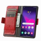 For Samsung Galaxy S25 Ultra 5G CaseNeo Splicing Dual Magnetic Buckle Leather Phone Case(Red) - 3