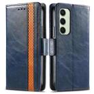 For Samsung Galaxy S24 FE 5G CaseNeo Splicing Dual Magnetic Buckle Leather Phone Case(Blue) - 2