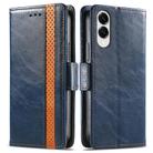 For Samsung Galaxy S25 Edge 5G CaseNeo Splicing Dual Magnetic Buckle Leather Phone Case(Blue) - 2