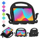 For TCL Tab 8 LE / WiFi 2023 Octopus Style EVA Hybrid PC Shockproof Tablet Case with Strap(Black) - 1